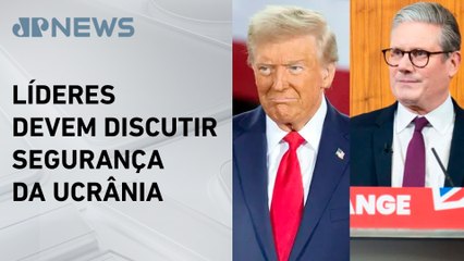 Trump recebe premiê britânico na Casa Branca