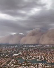 Massive Dust Storm Sweeps Across Ahwatukee, Arizona 🌪️ (Aug 25, 2025)
