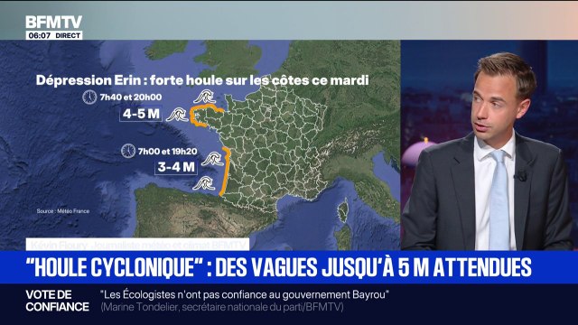 Houle cyclonique : des vagues de plus de 5 mètres attendues sur la côte ouest