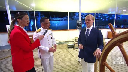 Bavulu, çalışma masası, yatağı... CNN TÜRK Ata yadigarı Savarona'da!