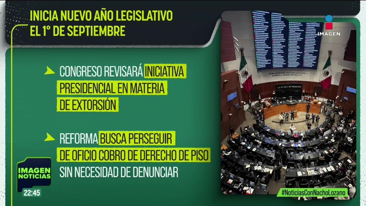 Congreso inicia nuevo año legislativo con reformas a debate y posible inclusión de la reforma electoral