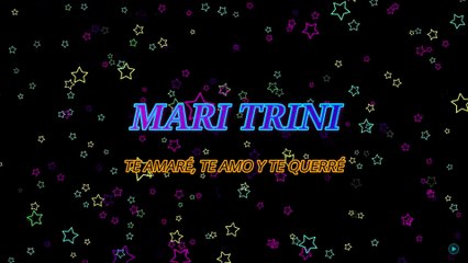Mari Trini - Te amaré, te amo y te querré (KARAOKE)