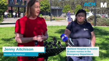 Extra 25 nurses for Maitland Hospital Emergency Department