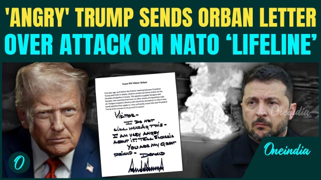 ‘I AM VERY ANGRY’: Trump BLASTS Zelensky Over Druzhba Pipeline Strikes| Orban LEAKS Handwritten Note