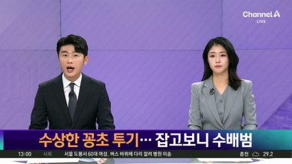 수상한 꽁초 투기…잡고 보니 수배범