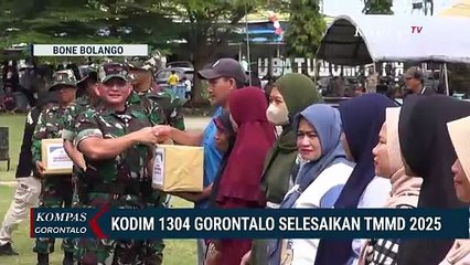 100 Persen Rampung, Pelaksanaan TMMD ke-125 di Bone Bolango Resmi Ditutup