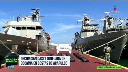 Aseguran casi una tonelada de cocaína en Acapulco, valuada en más de 210 mil millones de pesos