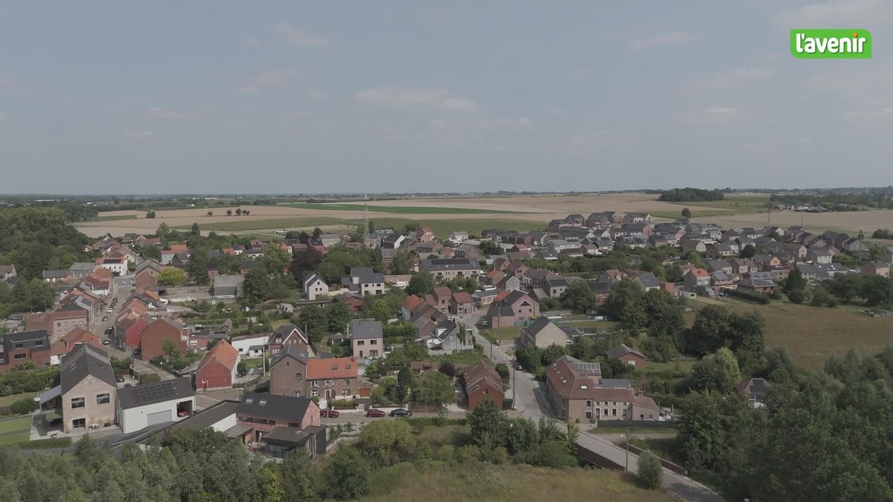 Le Brabant wallon vu du ciel : Hampteau, à deux pas du château d’Hélécine