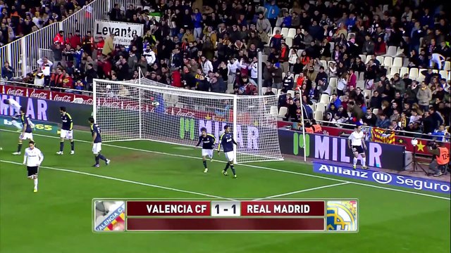 23/1/2013 Valencia C.F.- Real Madrid (1-1) Copa del Rey