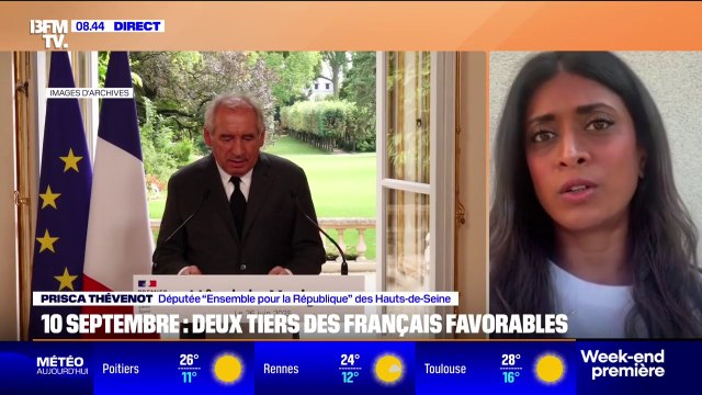 Motion de censure: J'appelle le RN à travailler avant de menacer , fustige Prisca Thévenot, députée (Ensemble pour la République) des Hauts-de-Seine