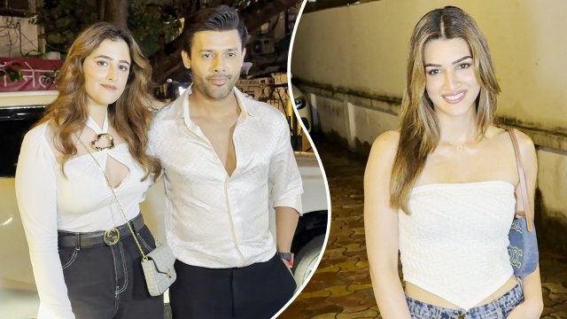 Kriti & Nupur - Sassy Sanon Sisters Snapped In Bandra For A Dinner Date | Stebin Ben | Spotted