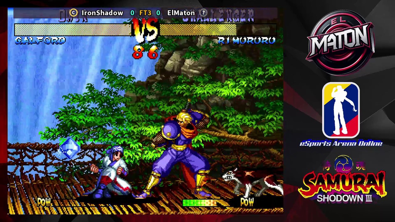 Samurai Shodown III • Luchas en línea • "IronShadow" vs "ElMaton" • (2025/08/17) #ft3 #ranked