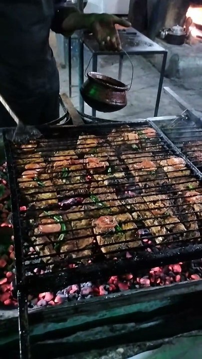 Fish BBQ Time at night
