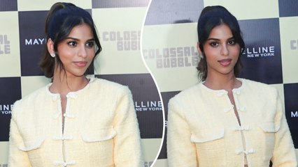 Suhana Khan: Bollywood's Princess Gears A Yellow-Youthful Look For The Mega Maybelline Event