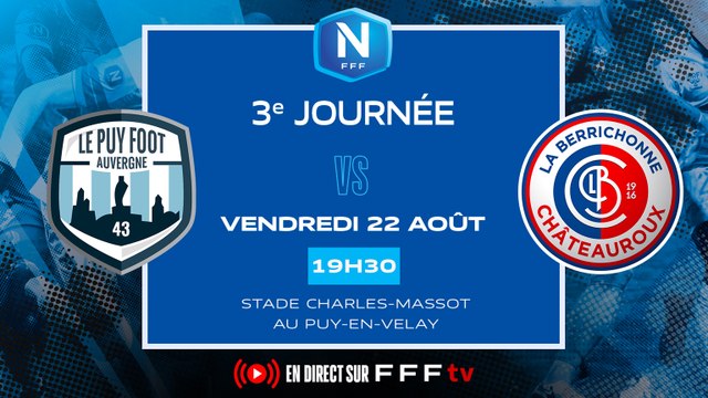 J3 I Le Puy Foot 43 – LB Châteauroux (2-2) I National FFF 2025-2026