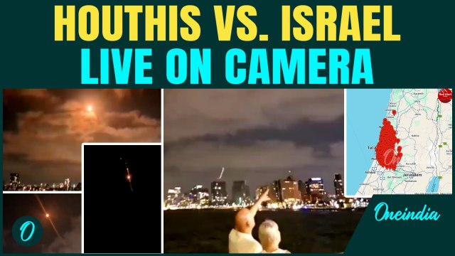 Houthi Missiles Strike Israel LIVE: Tel Aviv & Jerusalem Under Fire |Air Defenses Fail, Chaos Erupts