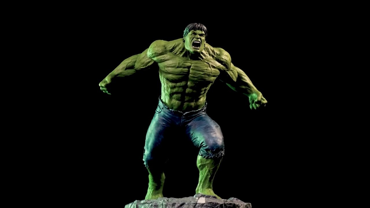 Sculpting THE INCREDIBLE HULK 2008 (Edward Norton) Timelapse