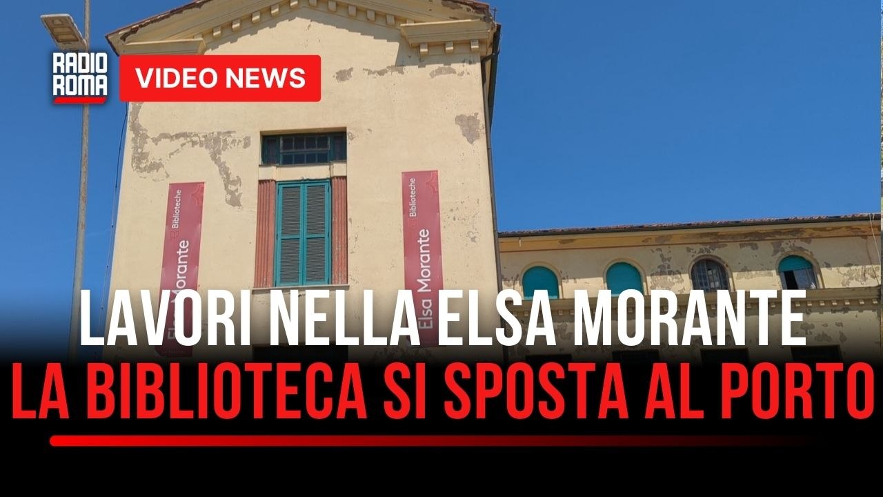 Ostia, via ai lavori nella biblioteca Elsa Morante: chiusa e spostata per un anno nel porto turistico (VIDEO)