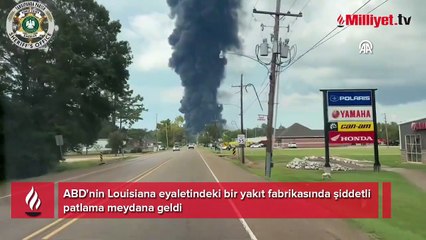 ABD'de yakıt fabrikasında büyük patlama: Halk tahliye ediliyor!