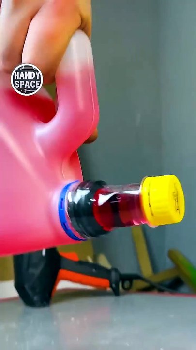 Useful Life Hack with a piece of bicycle Tube and a Bottle!  #shorts #diy