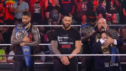 roman reigns promo after WrestleMania 38