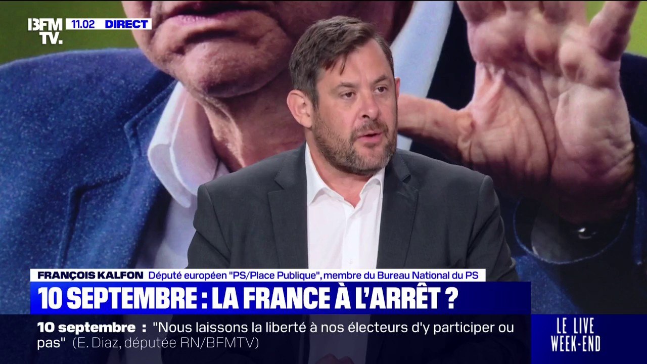 Blocage du 10 septembre: "Le principal sponsor de cette journée, c'est François Bayrou", ironise François Kalfon, député européen (PS)