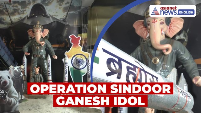 Hyderabad’s Operation Sindoor Tribute: Unique Ganesh Idol Honours Armed Forces | Ganes Chaturthi