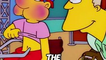 Milhouse tried hard to suck in his little belly #fyp #cartoon #thesimpons