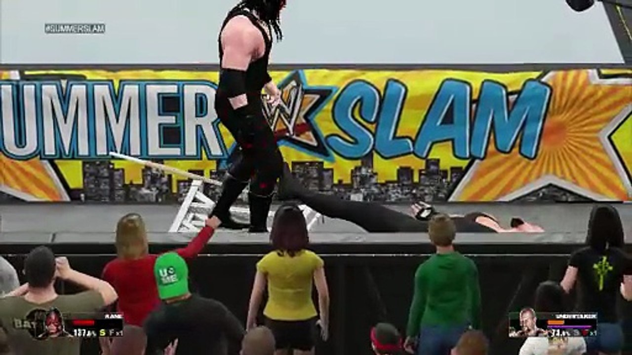 WWE 2K25 Kane Destroys Undertaker!