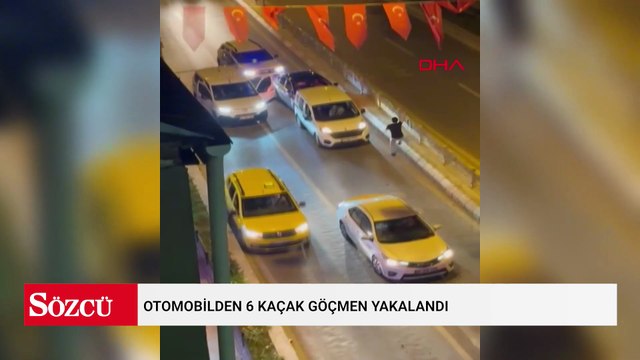 Otomobilden 6 kaçak göçmen yakalandı