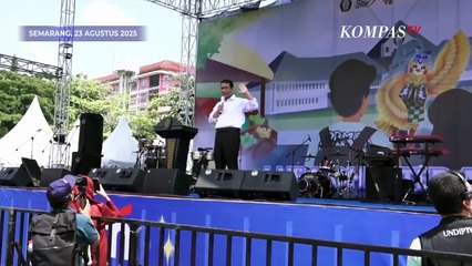 Momen Mentan Amran Bakar Semangat Mahasiswa Baru UNDIP di Semarang