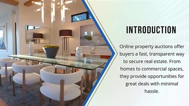 How To Buy Real Estate Through Online Property Auctions?
