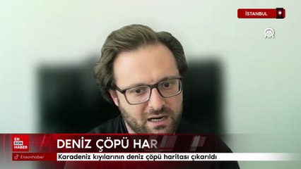 Karadeniz kıyılarının deniz çöpü haritası çıkarıldı