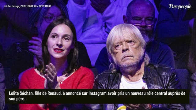 Renaud peut compter sur elle ! Depuis un an, Lolita Séchan, sa fille unique, est devenue un pilier de sa carrière