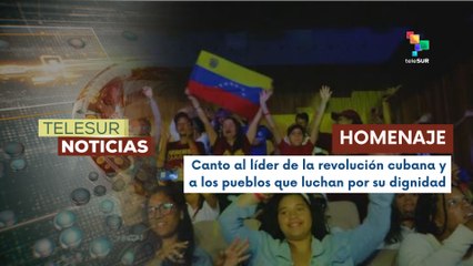 Canto al líder de la revolución cubana y a los pueblos que luchan por su dignidad