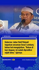 Dedi Mulyadi ingatkan bahaya Sesar Lembang