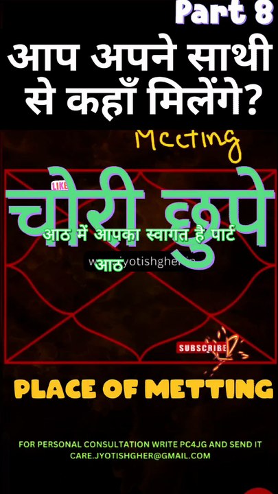 Place of meeting with spouse in astrology l  Part 8 l #jyotishgher #spouse #meeting