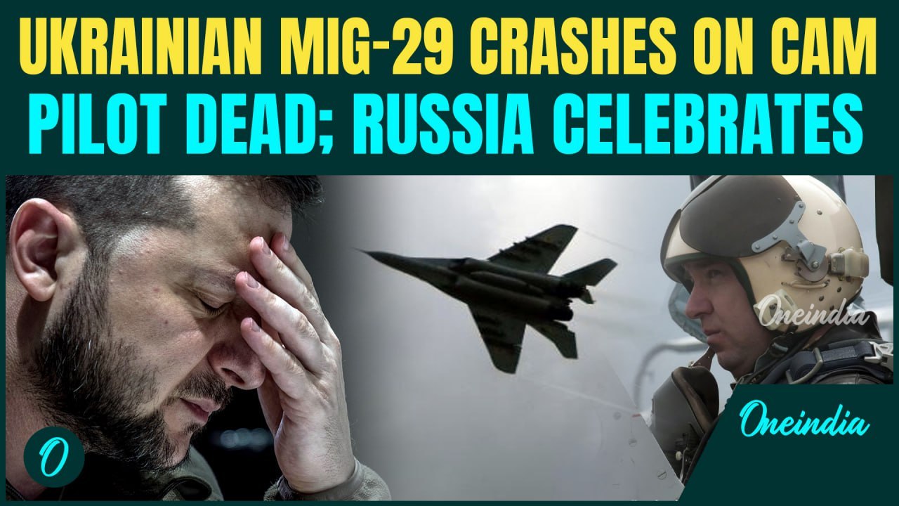 BREAKING: Big Loss for Zelensky! Ukrainian MiG-29 Crashes after Combat Mission — Top Pilot Killed!