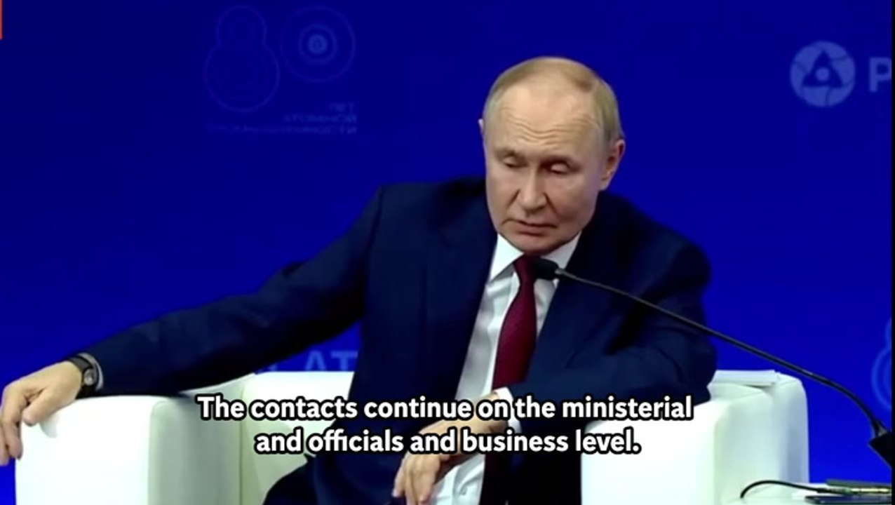 Putin fawns over Trump as ‘light at the end of tunnel’ for US and Russia