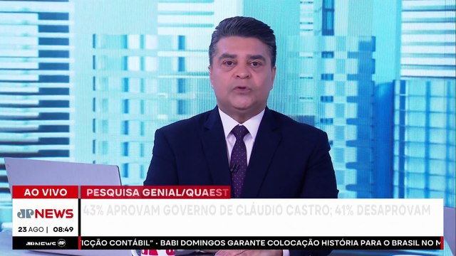 Pesquisa: Aprovação do governo Cláudio Castro tem 43% no Rio de Janeiro