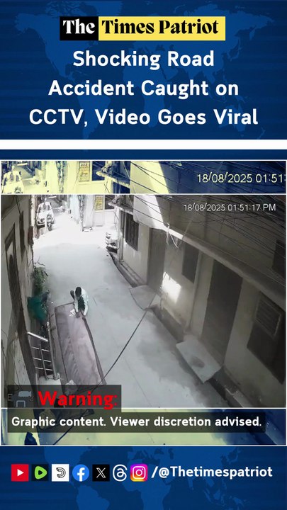 Delhi: Shocking Road Accident Caught on CCTV, Video Goes Viral