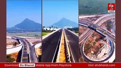 464 కిలోమీటర్లు - 6 వరుసలు - విశాఖపట్నం-రాయ్​పూర్​ గ్రీన్​ఫీల్డ్​ ఎక్స్​ప్రెస్​ వే