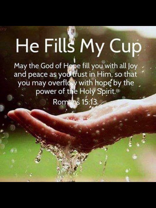 “Feeling Empty? Let God Fill You to Overflow 🌿 Romans 15:13”
