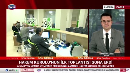 Kamu Hakem Kurulu memur zammı için ilk toplantısını gerçekleştirdi