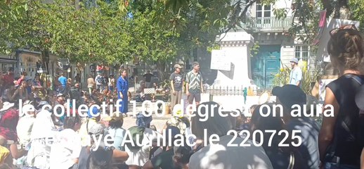 le collectif 100 degrés : on aura essayé Aurillac le 220725