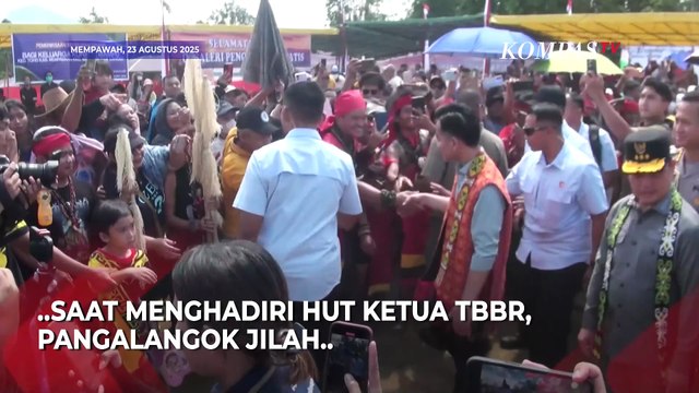 Disambut Pasukan Merah! Wapres Gibran Hadiri HUT Panglima Jilah di Kalbar
