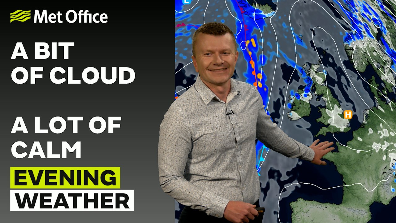 Met Office Evening Weather Forecast 23/08/2025 - Cloudy with some Outbreaks of Rain