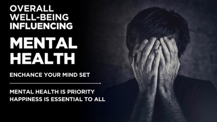 MENTAL HEALTH ISSUES (OVERALL) WELL-BEING INFLUENCING!!