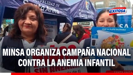 🔴🔵 ¡Niños sin anemia! Minsa organiza campaña nacional para la lucha contra esta enfermedad