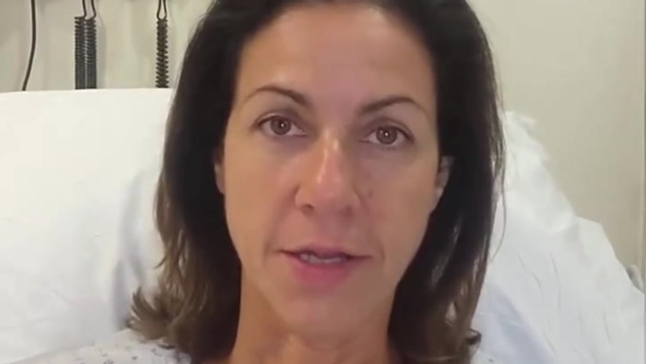 Julia Bradbury shares unseen video just hours after undergoing mastectomy for breast cancer